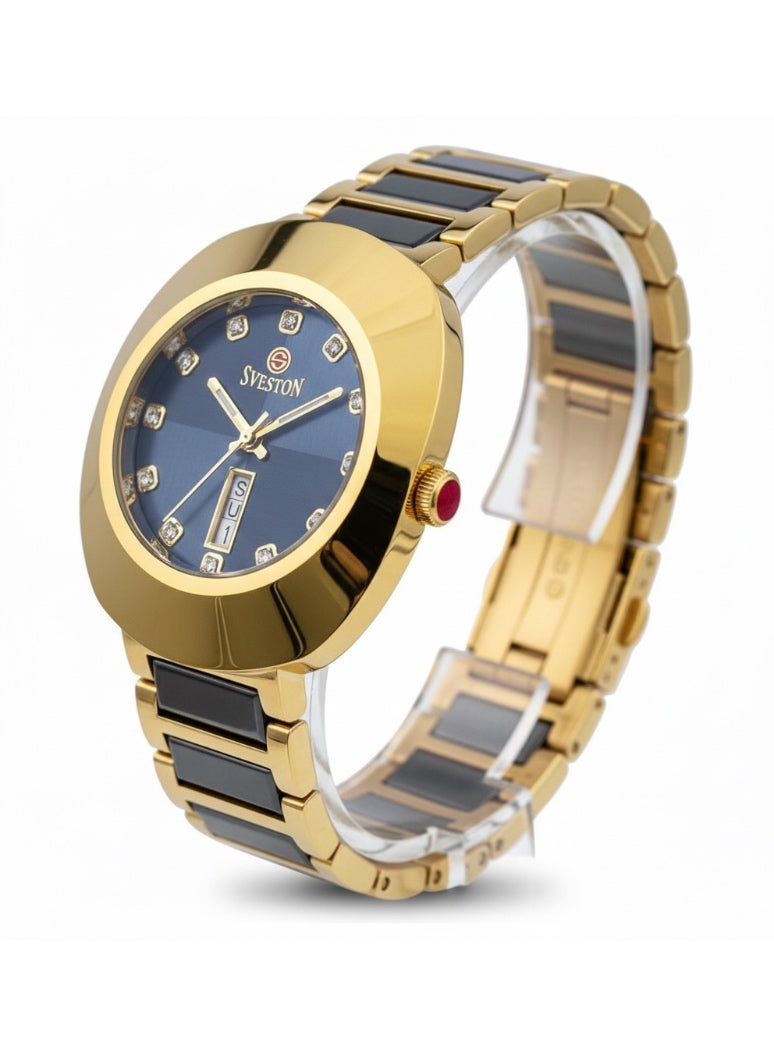 سيفيستون ساعة سفستون الرجالية دايستار موديل سيراميك فاخرة للرجال - Image 2